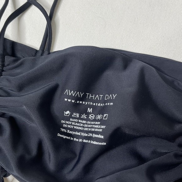 Away That Day Black Swimsuit Top - Picture 5 of 5